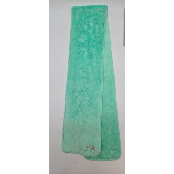 The North Face Youth/Junior One Size Fuzzy Scarf Soft Mint Green - Picture 2 of 5